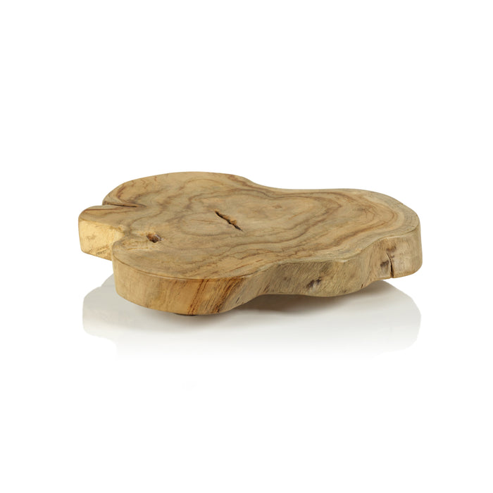 Natural Live Edge Footed Charcuterie & Cheese Board | Bone & Brass