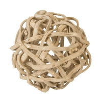 Natural Vine Decorative Ball, Small | Bone & Brass