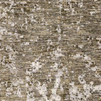 Close-up of a Nebulous Beige, Ivory & Grey Contemporary Rug with abstract patterns and soft polyester yarns.