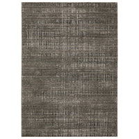 Nebulous Charcoal & Grey casual rug with a modern abstract pattern and low-profile polyester design.