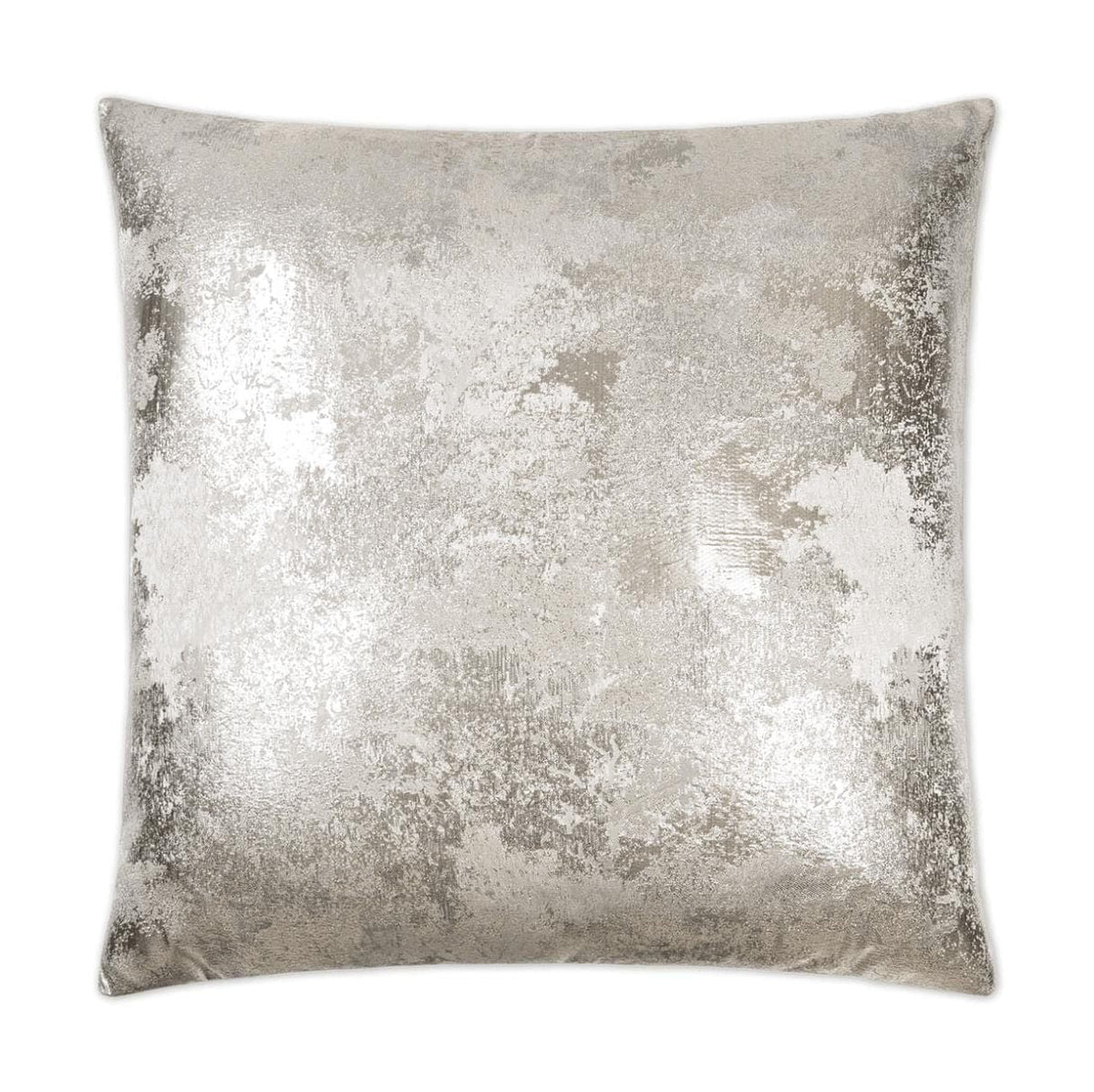Nikko Metallic Silver Throw Pillow | Bone & Brass