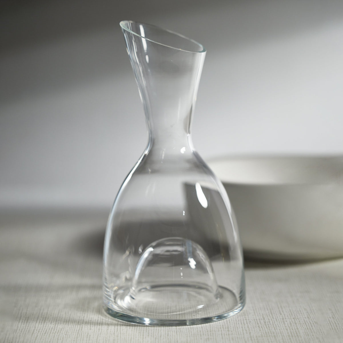 Noir Hand Made Glass Wine Decanter - Decanter Detail | Bone & Brass