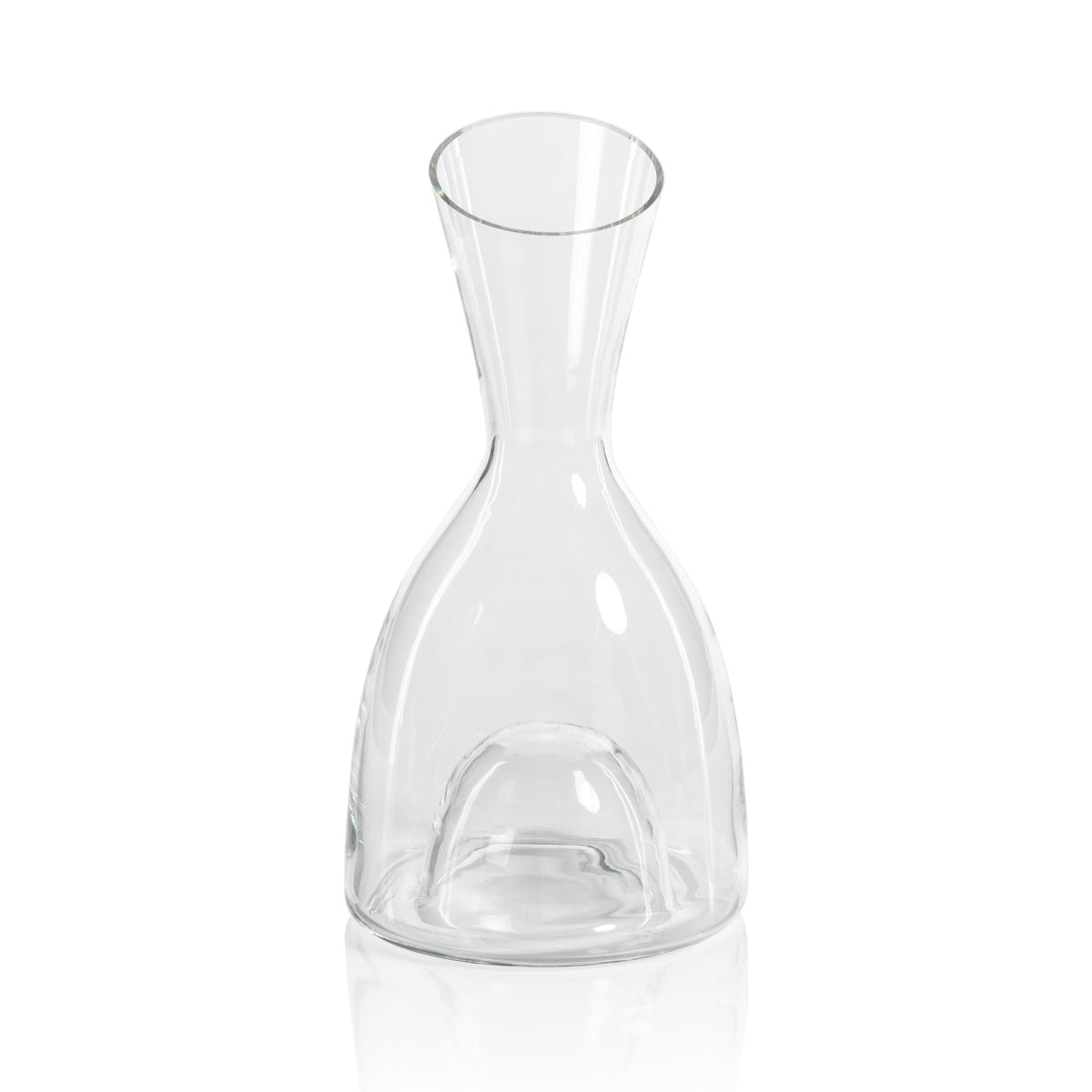Noir Hand Made Glass Wine Decanter - Decanter Stopper Detail | Bone & Brass
