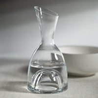 Noir Hand Made Glass Wine Decanter - Decanter Side View | Bone & Brass