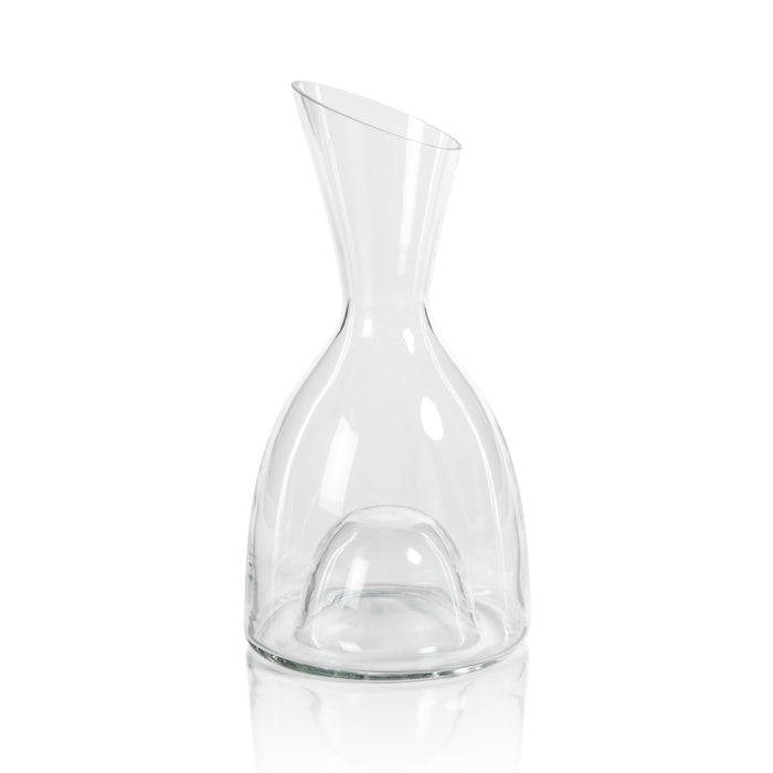 Noir Hand Made Glass Wine Decanter | Bone & Brass