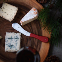 Nomade Cheese Knife Roland Barthélemy - Side View | Bone & Brass