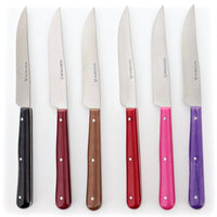 Nontron Steak Knives Autumn Compressed Fabric
