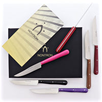 Nontron Steak Knives Autumn Colors