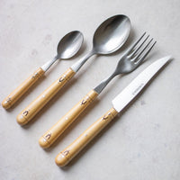 Nontron Steak Knives & Flatware Sets Burned Boxwood