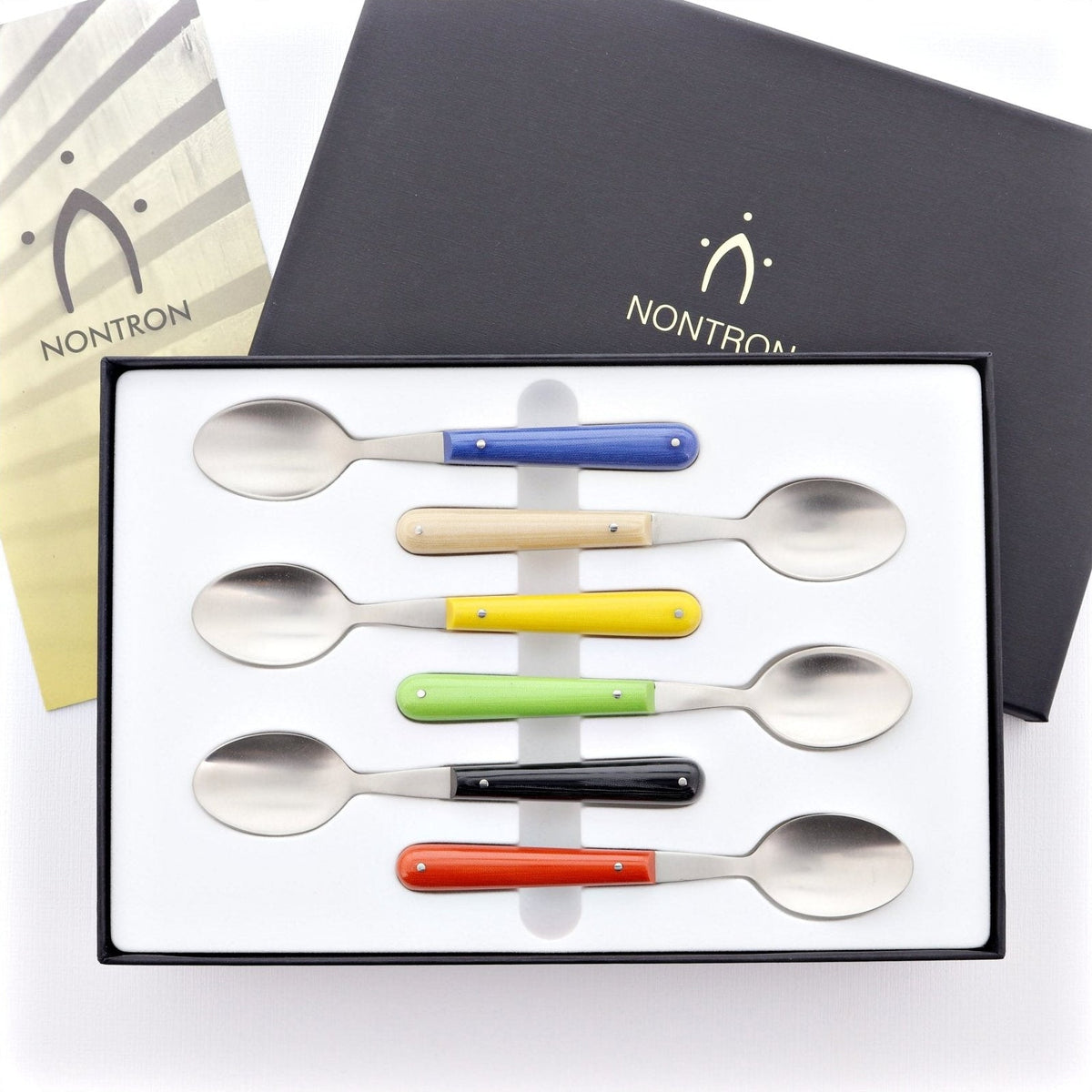 Nontron Steak Knives & Flatware Sets Printemps Compressed Fabric