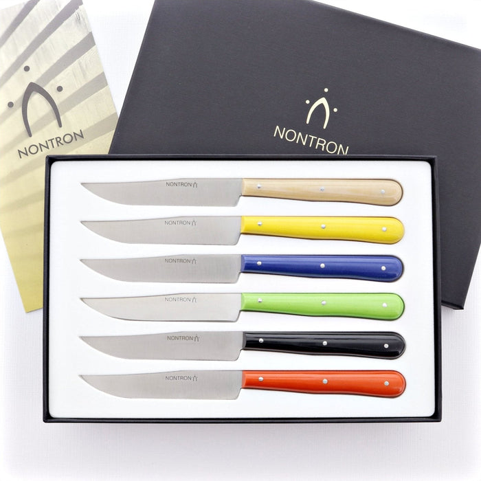 Nontron Steak Knives & Flatware Sets Printemps Compressed Fabric