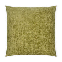 Norse Moss Green 24x24 luxury designer throw pillow with refined textured polyester fabric and tailored finish.