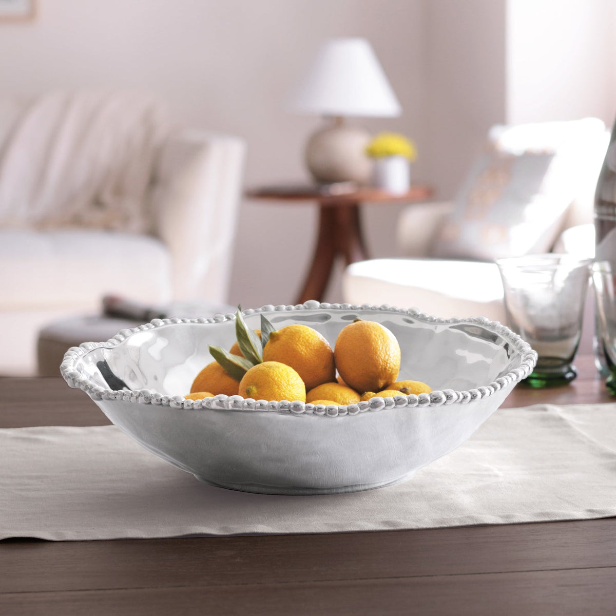Organic Pearl Nova Large Bowl - Bowl Detail | Bone & Brass
