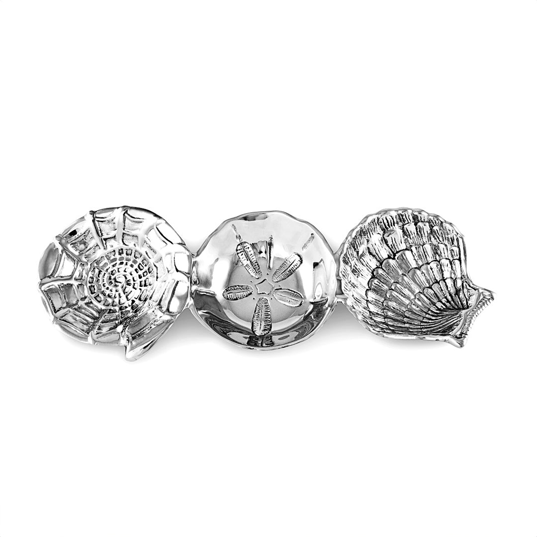 Ocean Shell Triple Dip | Bone & Brass
