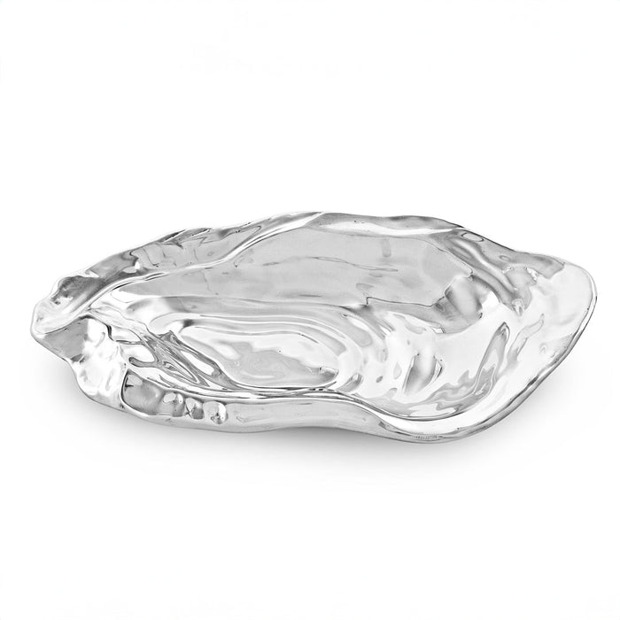 Ocean Silver Oyster Serving Bowl | Bone & Brass