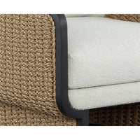 Olbia Barrelback Wicker Lounge Chair - Patio Chair View | Bone & Brass