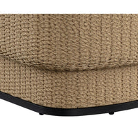 Olbia Barrelback Wicker Lounge Chair - Outdoor Chair Detail | Bone & Brass