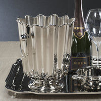 Orléans Scalloped Wine & Champagne Bucket - Wine Bucket Detail | Bone & Brass