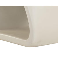 Orson Ivory Concrete Outdoor Lounge Chair - Patio Chair View | Bone & Brass