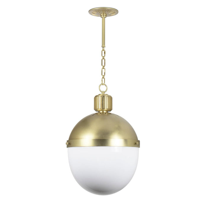 Otis Pendant Large - Natural Brass | Bone & Brass