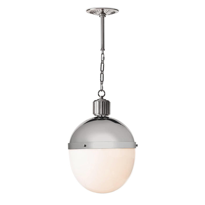 Otis Pendant Large - Polished Nickel | Bone & Brass