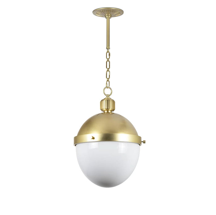 Otis Pendant Medium - Natural Brass | Bone & Brass