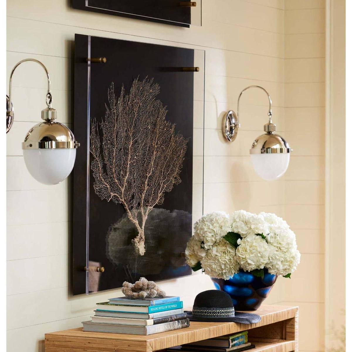 Otis Sconce - Polished Nickel - Sconce Detail | Bone & Brass