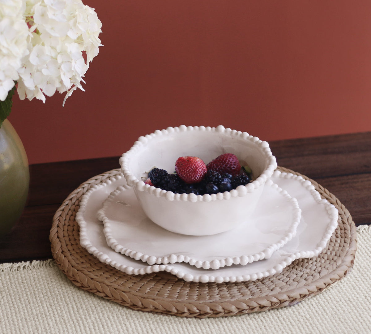 Vida Alegria Cereal Bowl Set 4 (White)