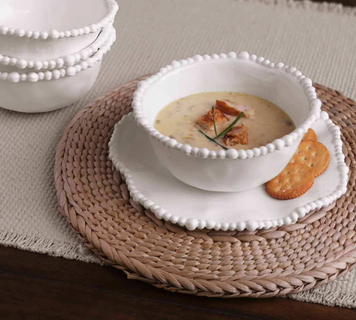 Vida Alegria Cereal Bowl Set 4 (White)