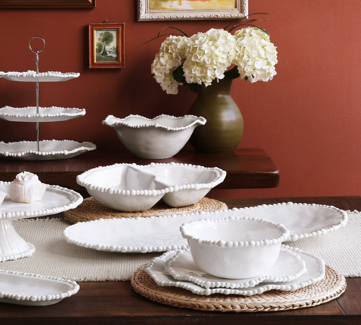 Vida Alegria Cereal Bowl Set 4 (White)