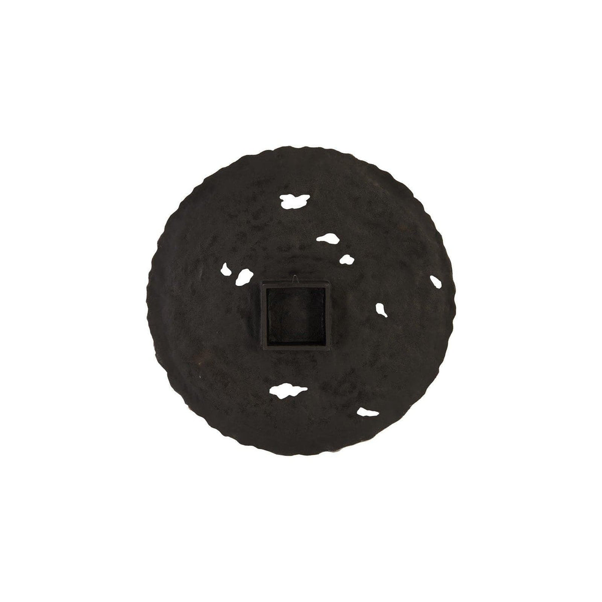 Silver Leaf Molten Wall Disc, Large