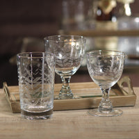 Patricia Tall Highball Glasses, Set 4 - Glass Close Up | Bone & Brass