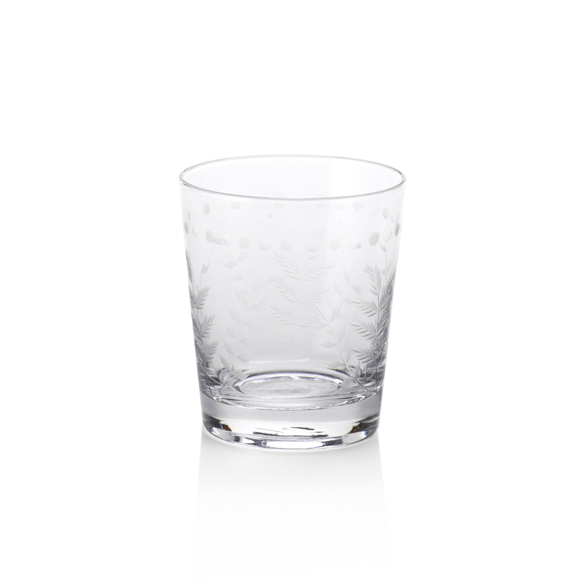Patricia Tall Old Fashioned Glasses, Set 4 | Bone & Brass