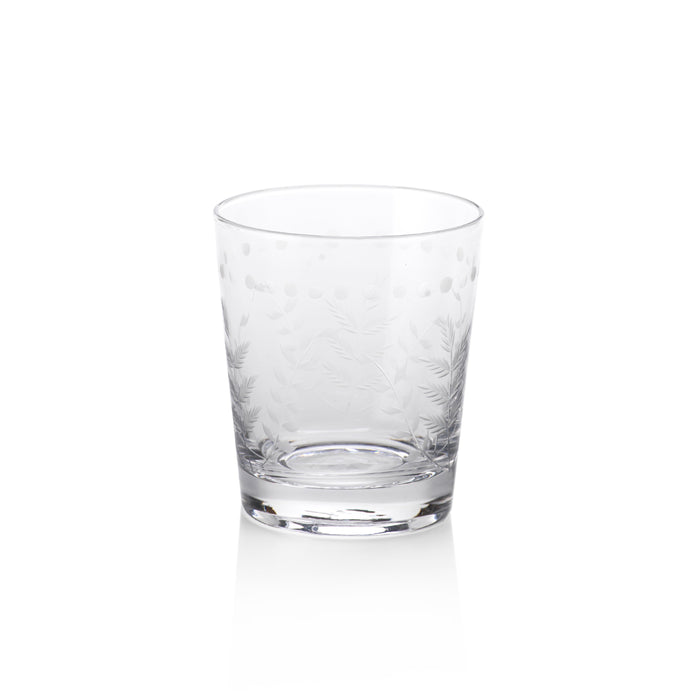 Patricia Tall Old Fashioned Glasses, Set 4 | Bone & Brass