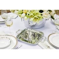 Pearl David Medium Square Tray - Tray Detail | Bone & Brass