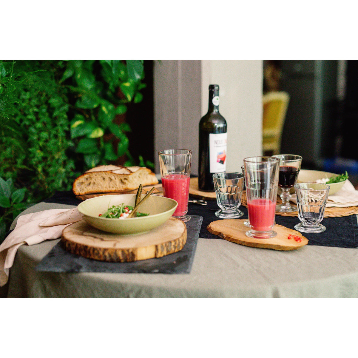 Perigord Highball Glass Set-6 - Glass Close Up | Bone & Brass