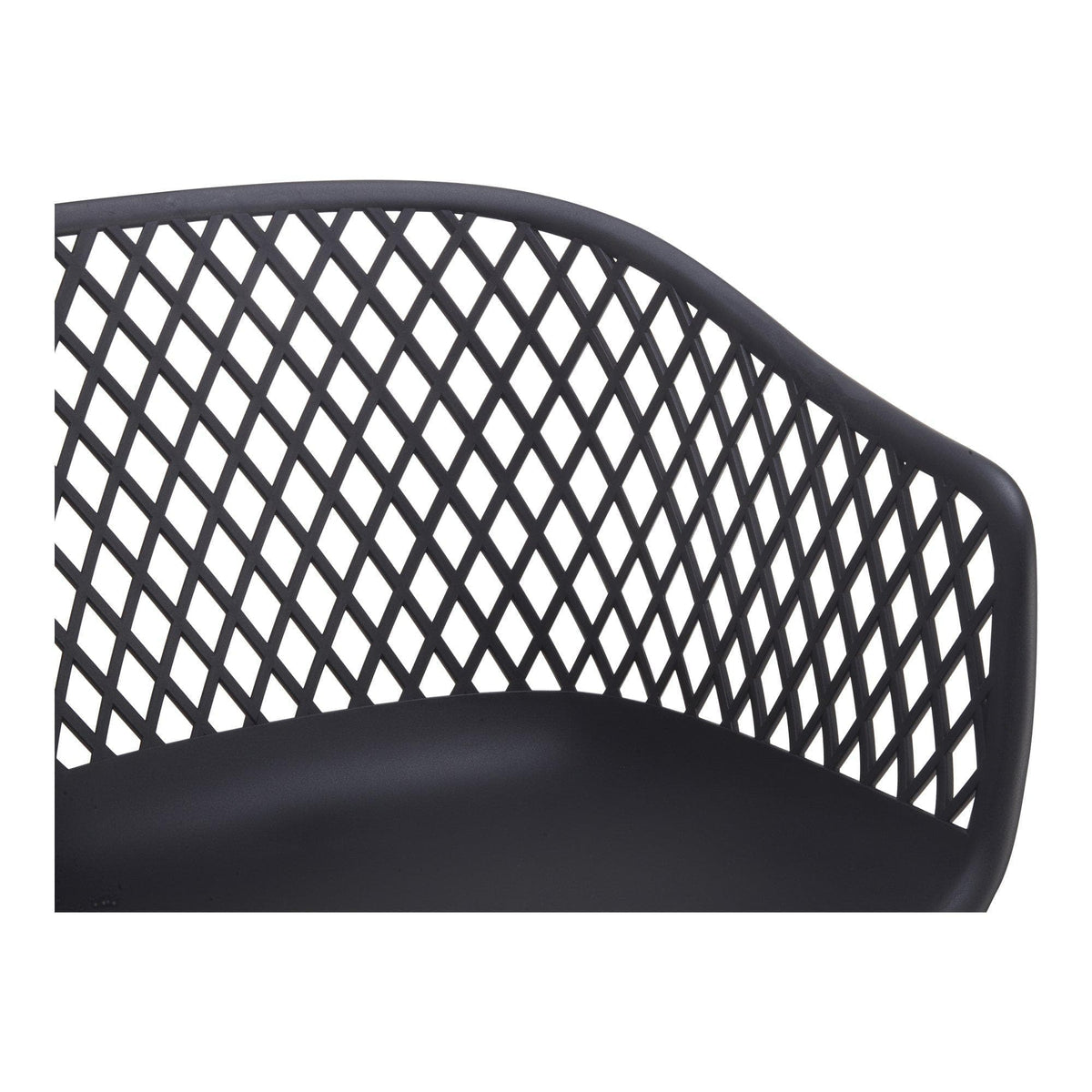 Piazza Black Outdoor Dining Chair, Set 2 - Patio Chair View | Bone & Brass