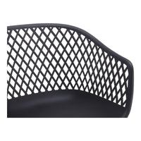 Piazza Black Outdoor Dining Chair, Set 2 - Patio Chair View | Bone & Brass