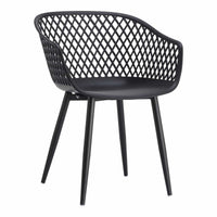 Piazza Black Outdoor Dining Chair, Set 2 | Bone & Brass