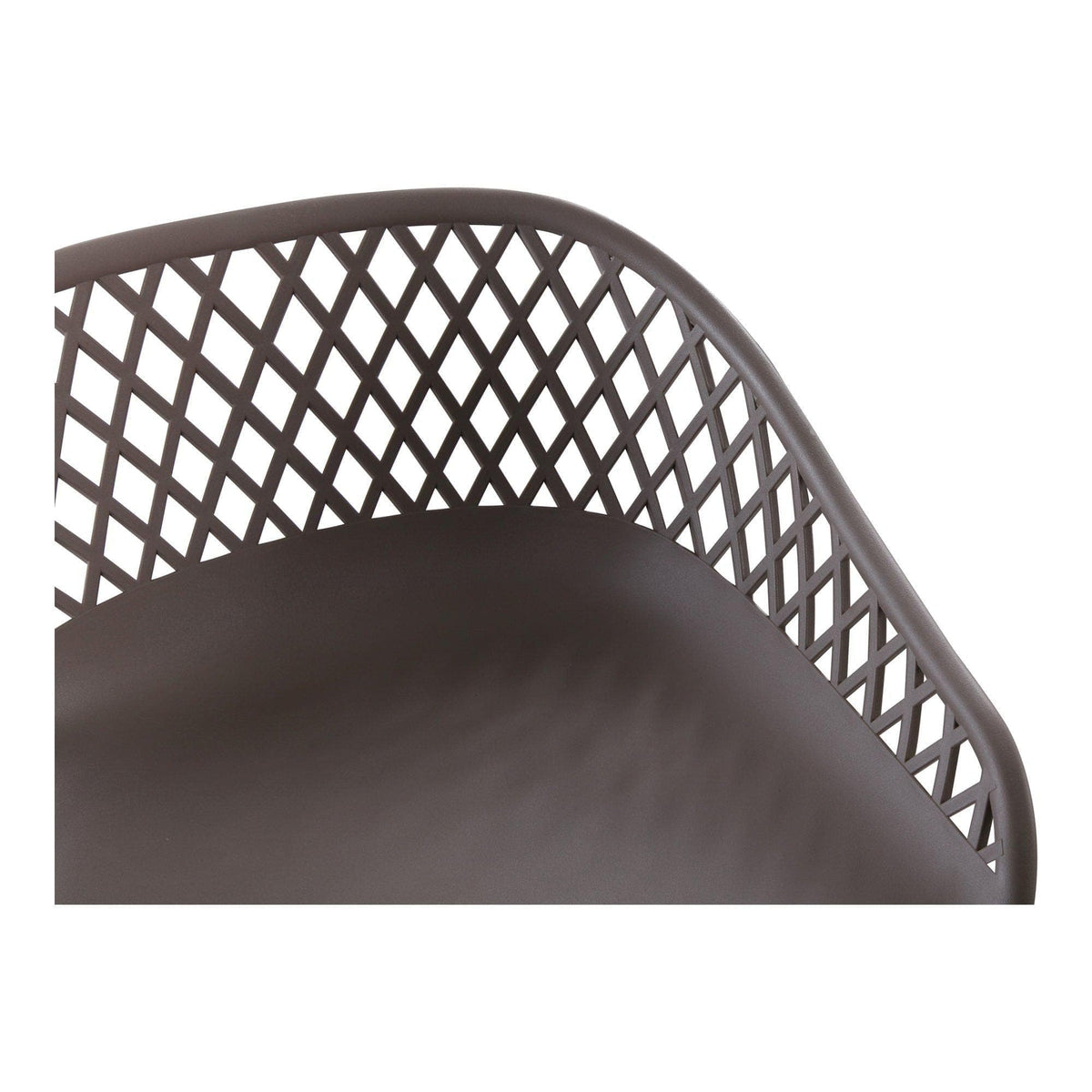 Piazza Grey Outdoor Barstool, Set 2 - Outdoor Stool Side View | Bone & Brass