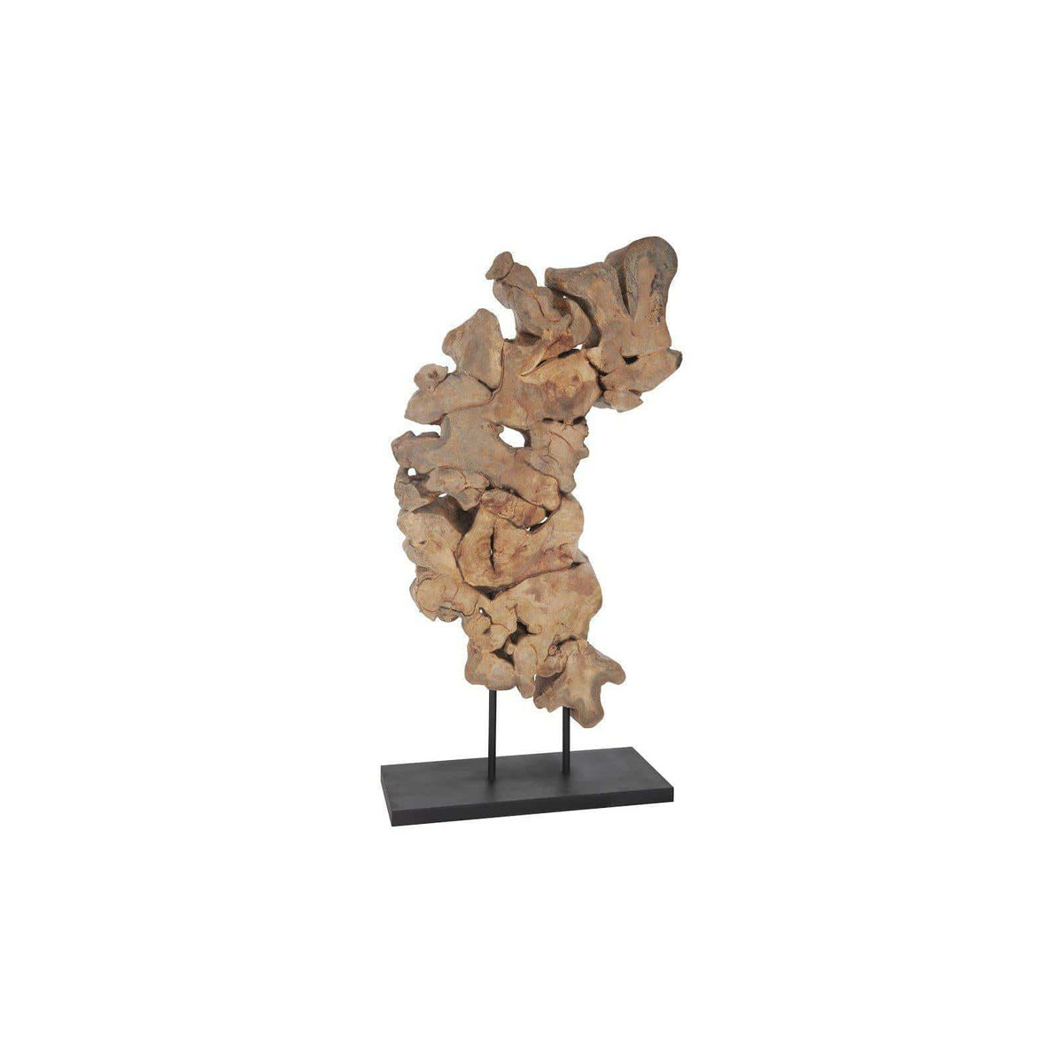 Pipal Wood Sculpture - Sculpture Detail | Bone & Brass