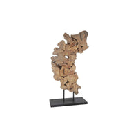 Pipal Wood Sculpture - Sculpture Detail | Bone & Brass