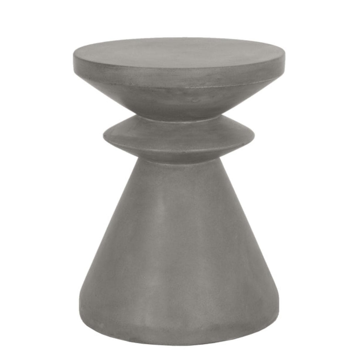Poppie Gray Concrete Accent Table | Bone & Brass