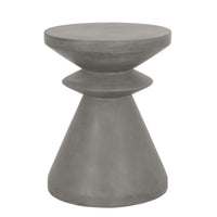 Poppie Gray Concrete Accent Table | Bone & Brass