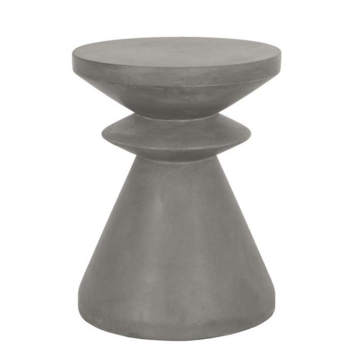 Poppie Gray Concrete Accent Table | Bone & Brass