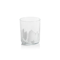 Porto White Spot Tumbler Glasses, Set 4 | Bone & Brass