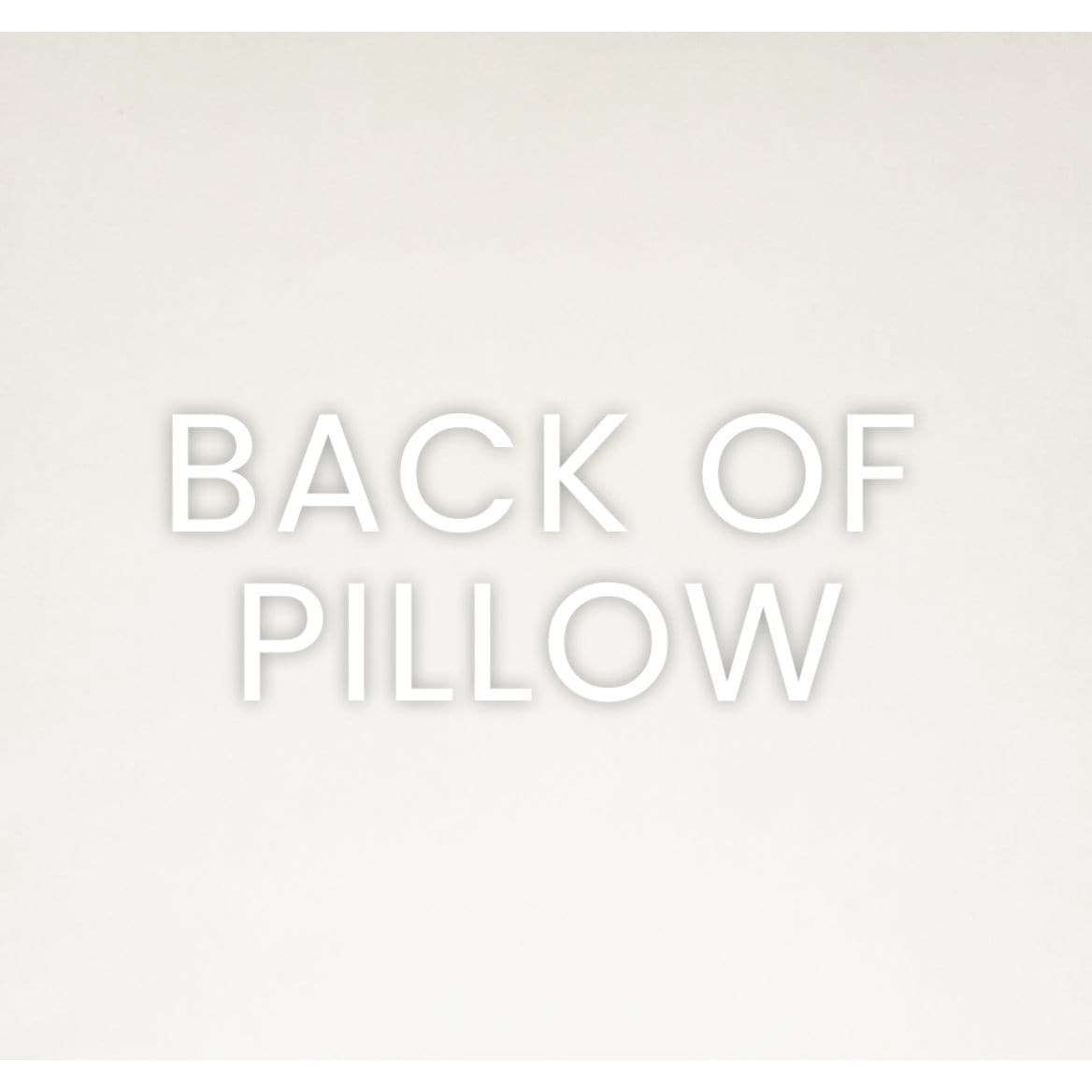 Back of the Posh Duo Mustard Throw Pillow, showing the seamless zippered cover and tailored finish.
