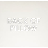 Back of the Posh Duo Mustard Throw Pillow, showing the seamless zippered cover and tailored finish.