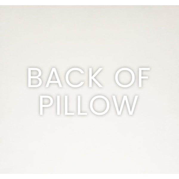 Back of the Posh Duo Mustard Throw Pillow, showing the seamless zippered cover and tailored finish.