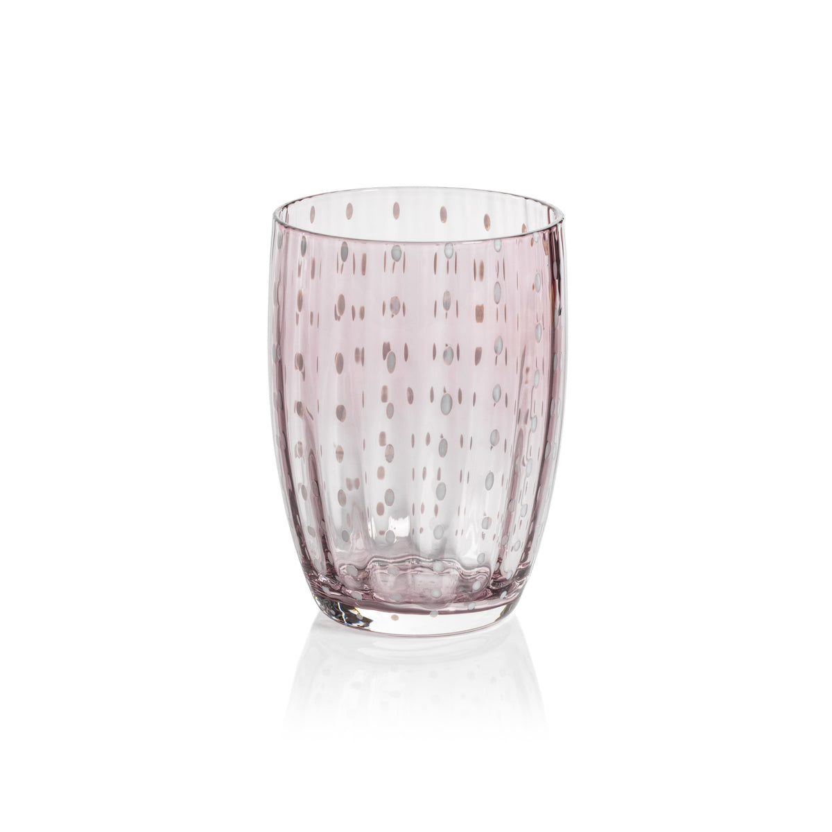 Preston Purple Glass Tumbler Glasses, Set 4 | Bone & Brass